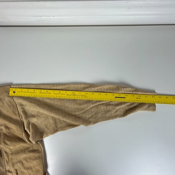 Umberto Bilancioni Sweater Men 52 Linen Blend Leather Pullover Italy Vintage Top - Picture 11 of 16